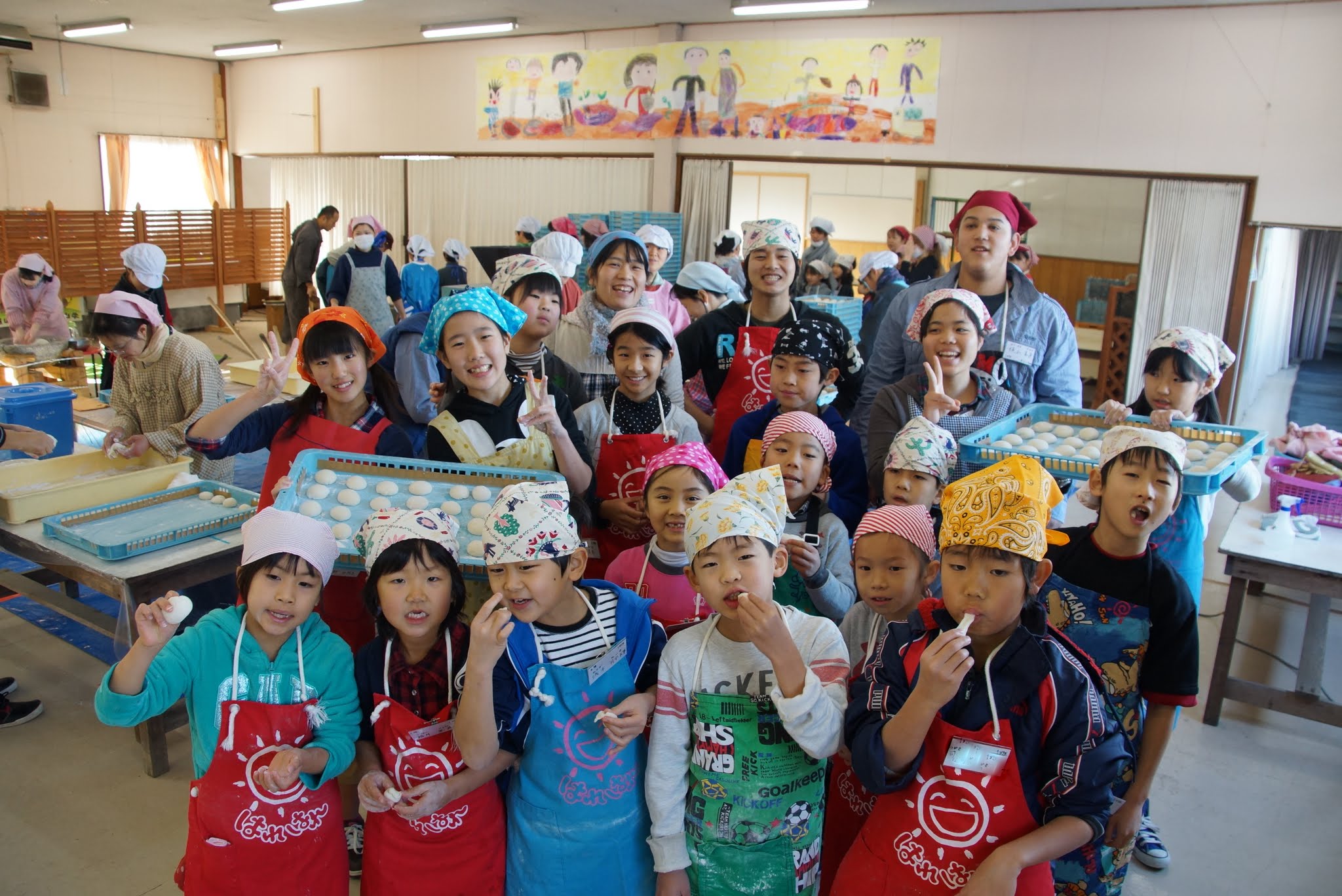 【Photo】2012年　冬の楽園村(春日山会場)　みんなでお餅つき